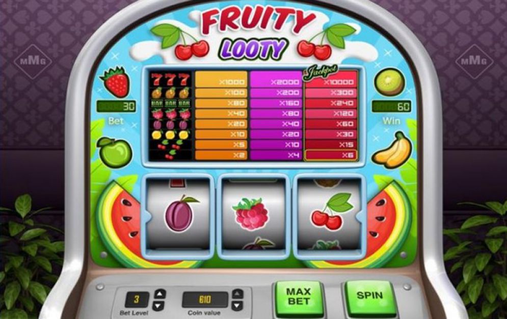 Een van de automaten die je bij Classic Jackpot spelen kunt is de Fruity Looty.
